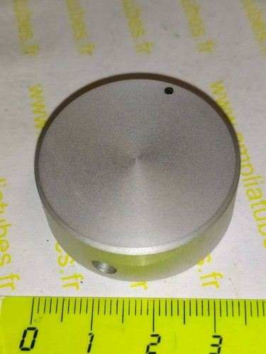 Bouton potentiomètre alu - bouton,