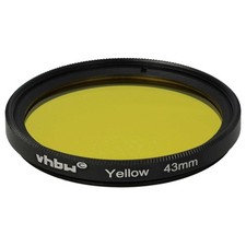 Filtre couleur jaune objectif