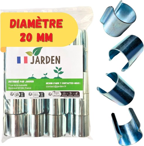 Clips ø20mm pour - Ø20mm, arceaux