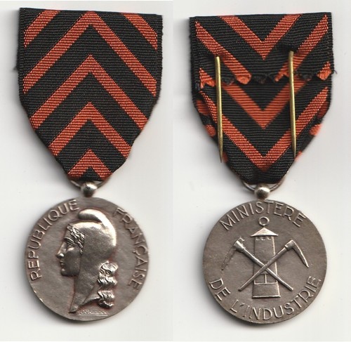Médaille travail argent - travail, en