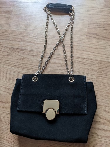 Sac daim noir monoprix - sac, en