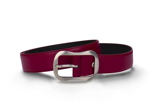 Ceinture rouge femme végane