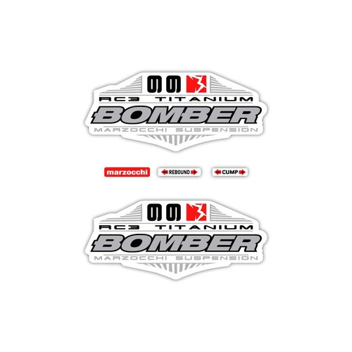 Sticker bicycle fork marzocchi - sticker,