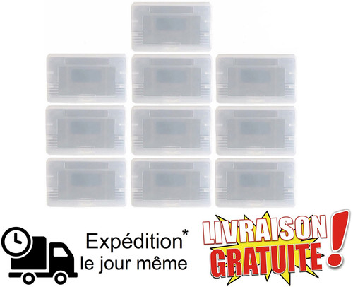 Boitiers pour jeux gameboy - 10,