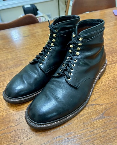 Alden boots black - alden,