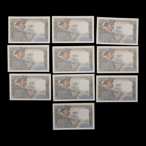 Billets francs mineur 10 - de,