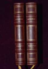 Théâtre complet Molière 2 tomes édition numérotée Guilde du Livre Bâle 1962 TBE