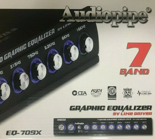 Audiopipe eq709x line - 9v,