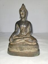 Statue de Bouddha en bronze. Sculpture Thaïlandais ancienne