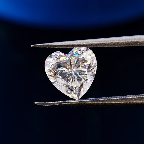 Moissanite cœur d 8 - ct,