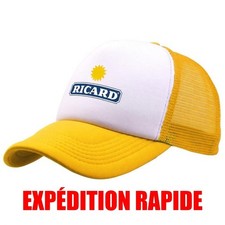 Casquette Ricard jaune chapeau