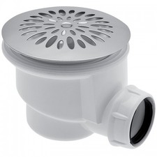 Bonde de douche à grille inox