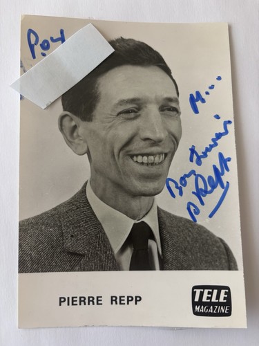 Carte photo autographe - carte,