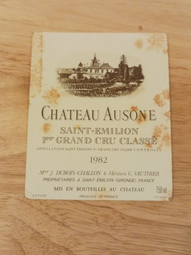 étiquette vin château - Étiquette, de