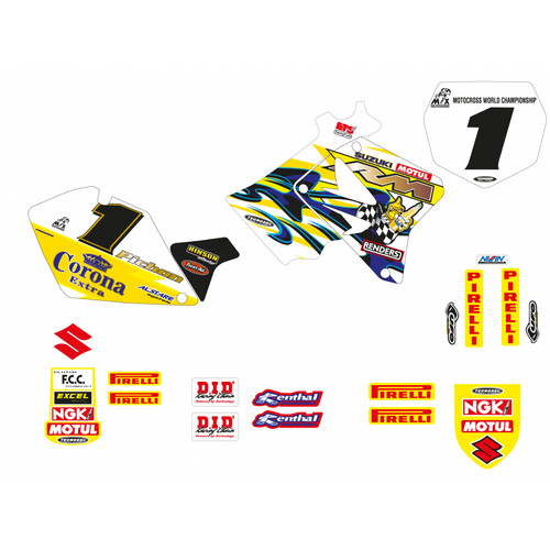 Kit autocollant graphiques - autocollant,