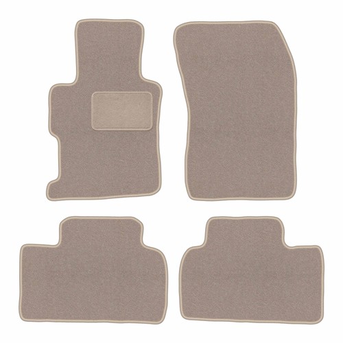 Tapis sol velours beige - tapis,