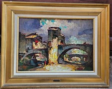 Le pont de Sospel par Louis PASTOUR 1876-1948