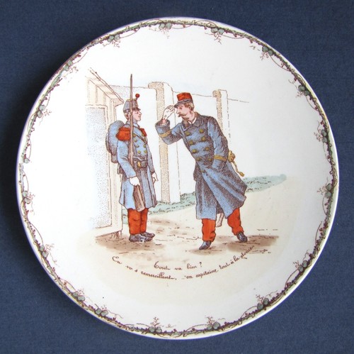 Assiette murale humoristique - assiette,