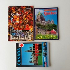 lot 3 livres Québec je t'aime