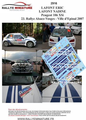 Decals ref 2916 - decals, 1/43