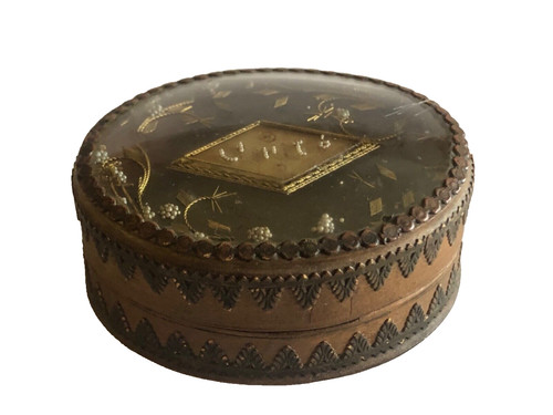 Ancienne boite reliquaire xix - ancienne,