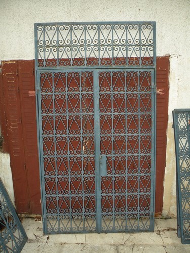 Double portes fer forge - en,