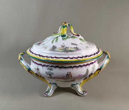 Faience marseille terrine - faience, marseille,