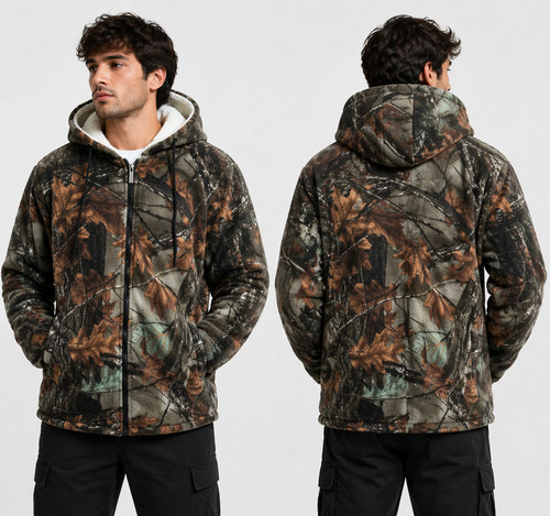 Veste capuche doublée - veste,