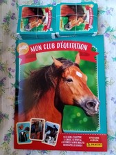LOT PANINI CHEVAUX MON CLUB D'EQUITATION HORSE ALBUM 50 POCHETTES PAQUET STICKER