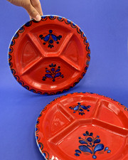 Lot assiettes fondue - 2,
