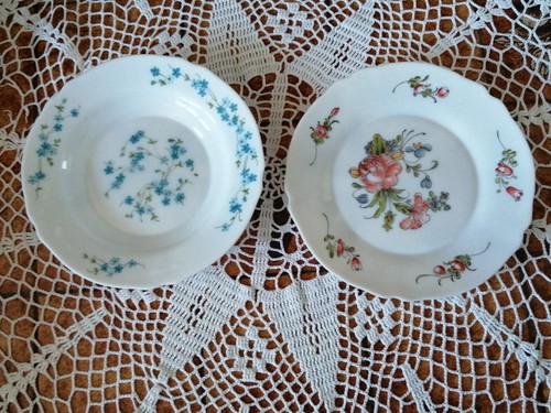 Vintage assiette plate florale - vintage,