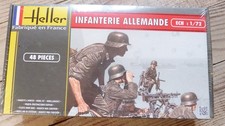 Maquette Heller Infanterie Allemande 1/72 NEUF sous blister Made in France