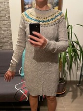 "BENETTON" Robe mi-longue en laine - Taille 40 (L, T3) FR Occasion - Très