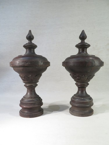 Ancienne paire toupies - ancienne, de