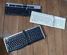 Lot de 3 claviers 105 touches pour PC et compatibles (en connectique PS/2)