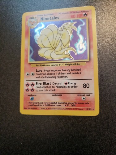 Ninetails 102 1999 base set - ninetails,