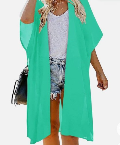 Kimono cardigan loose cover - cardigan, up