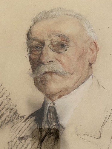 Portrait homme pastel - portrait, d'homme