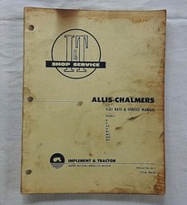 1953 Allis Chalmers B C Ca G RC Wc WF WD 45 Diesel Tractor I&t Réparation Manuel