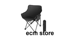 Chaise Pliante Extérieure Portable Ultralégère Noir fauteuil de camping plage