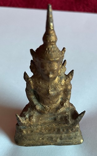 Bouddha bronze dore - en, dore/