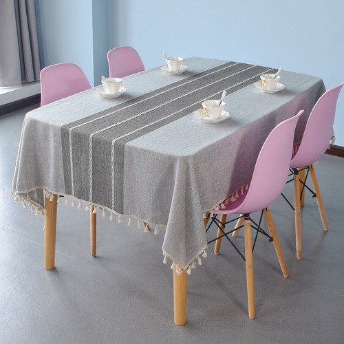 Coton lin rectangle nappe - coton,