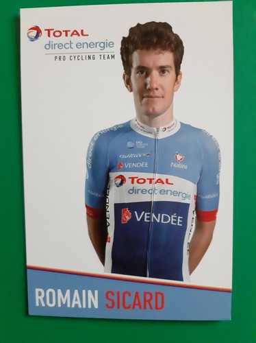 Cyclisme carte cycliste romain - carte,