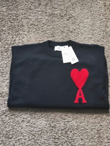 Pull ami paris logo brodé - pull,