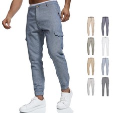 Pantalon en lin Indicode pour