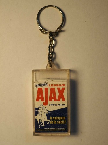 Ancien porte clé publicitaire - porte,