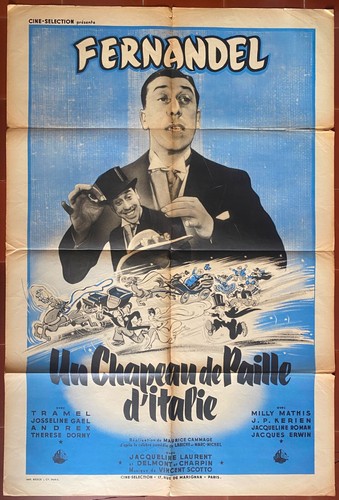 Affiche chapeau paille - un,
