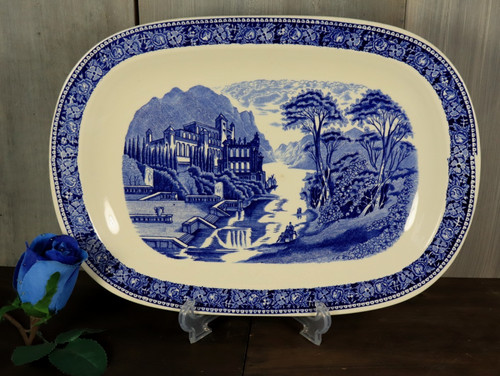 Ancien plat delft faïence - plat,