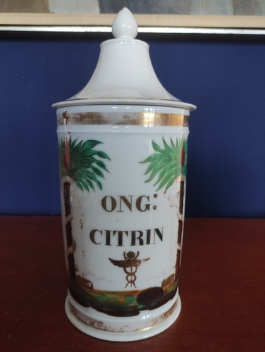 Ancien pot pharmacie en - ancien,