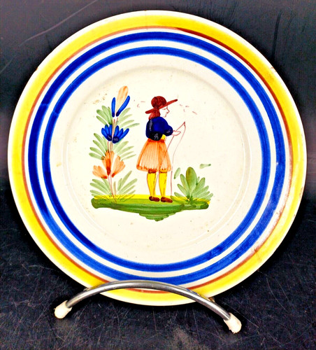 Ancienne assiette décorative - assiette,